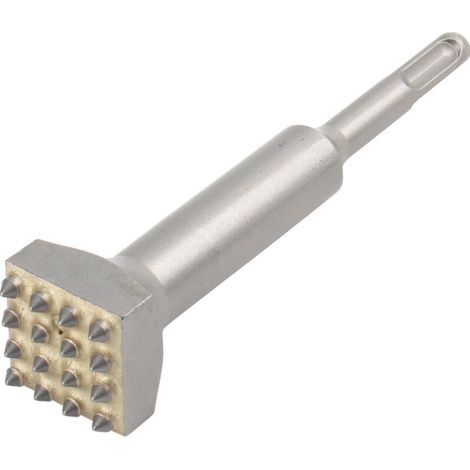 Taladro - Cincel Martillo eléctrico Broca de cincel para rugosidad de superficies Martillo de percusión Herramienta de cincel para pared Hormigón Azulejos de cerámica, Plata (1/5)