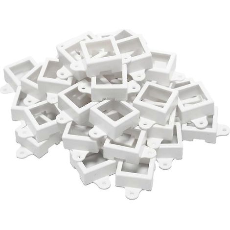 40 Supports de Montage pour Lumières LED Govee Extérieur, Fixations pour Bandes LED - Blanc (1/5)