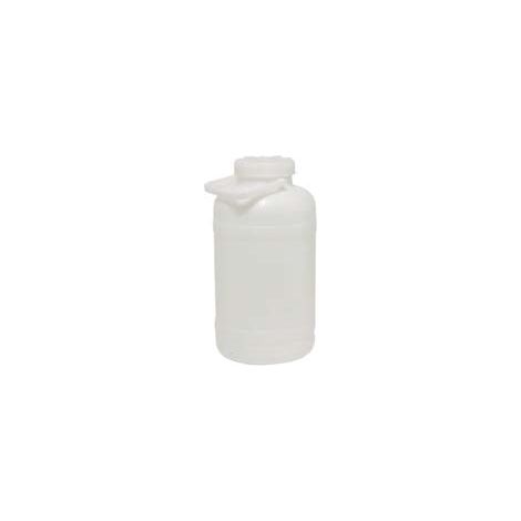 FUSTO A BOCCA LARGA IN POLIETILENE PER ALIMENTI SENZA RUBINETTO  lt.10  bocca ø cm.11  misure ø cm.22x40,7h.