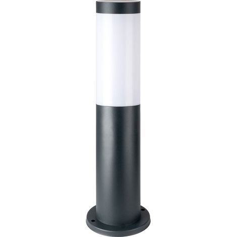 V-TAC LED Garten-Stehleuchte 45cm E27 Lampenfassung (max 60W) Grau Stahl IP44