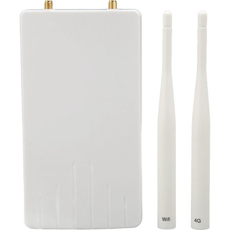 Routeur 4G LTE Portable Débloqué, 300 Mbps, Double Antenne, Slot Carte SIM, Point d'Accès WiFi Mobile, Prise Européenne