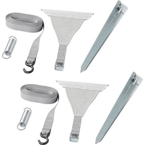 Kit di ancoraggio tendalino 2x48m con fissaggio a perline per binario tendalino (1/5)