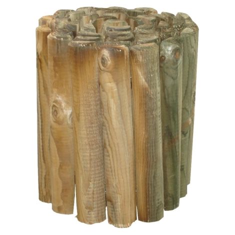 bordatura da giardino in legno di pino per aiuole 250x5x30 cm