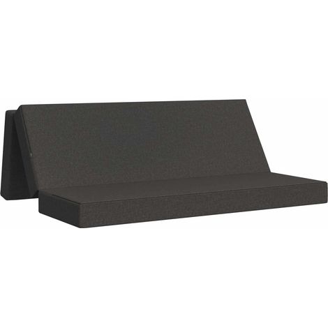 Maison Exclusive - Divano Letto Pieghevole 180 x 67 x 45 cm Grigio Scuro (1/5)
