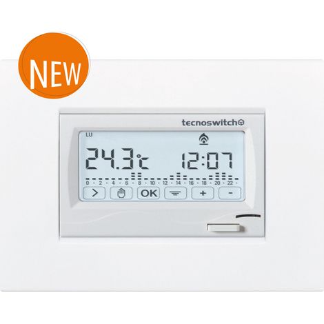 Cronotermostato Touch Settimanale Incasso  Da Vinci ( TECNOSWITCH cod. CR615BG )