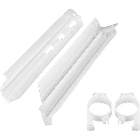 Piastra di protezione per ammortizzatore anteriore moto 125200250 (bianca) per motociclette KLX250 KDX. (1/3)