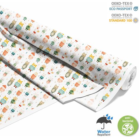 TESSUTI DECORATIVI PER ESTERNI OXFORD - Animali nei vestiti - DX2640 (1/5)
