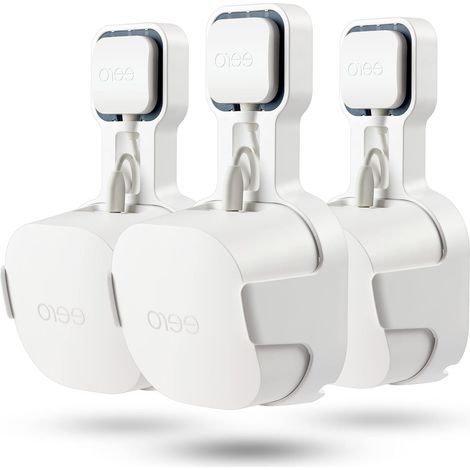 Wall Mount For Eero Pro 6+ Home Wifi System, Simple And Robust Wall Mount Stand For Eero Pro 6+ Tri-Band Mesh Wi-Fi 6 System, Without Messy Cables (White, 3 Pieces) (1/5)