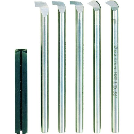 Set Utensili Tornio HSS Filetti 60 Gradi 55 Gradi 5pz Proxxon