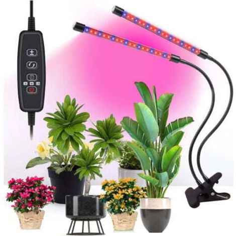 Vollspektrum-LED-Pflanzenlampe für Pflanzenwachstum und Blüte, verstellbar mit Klemme (1/4)