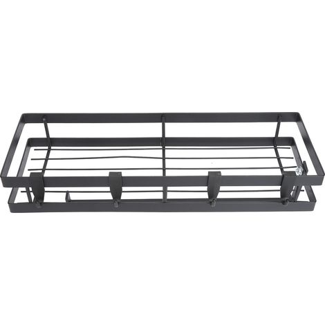 Étagère à épices murale multifonctionnelle en métal pour cuisine et salle de bain. (1/5)