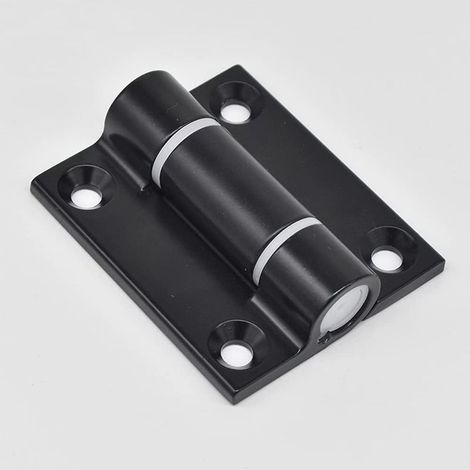 Alliage de zinc ajuste le couple d'axe de l'axe central de la charnière, résistance au frottement réglable au couple (alliage d'aluminium 65 x 55 noir (recommandé) (1/5)