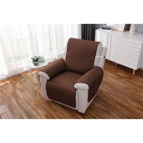 (Braun) Bequemer Sesselbezug – rutschfest – weich und komfortabel – Braun – 200 cm x 55 cm – modernes Design (1/4)