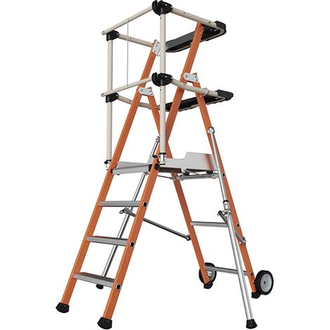Echelle PIRL Isolante en fibre de verre - Hauteur de travail maximale 2.93m - 2272854