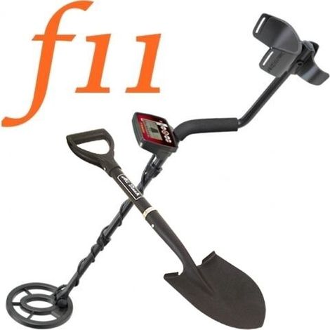 Fisher F11 metal detector cerca metalli oro monete + Pala scavo all black