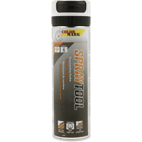 Spraytool Markierungsspray weiß Sprühfarbe für FarbsprayBaustellen 500 ml (1/5)