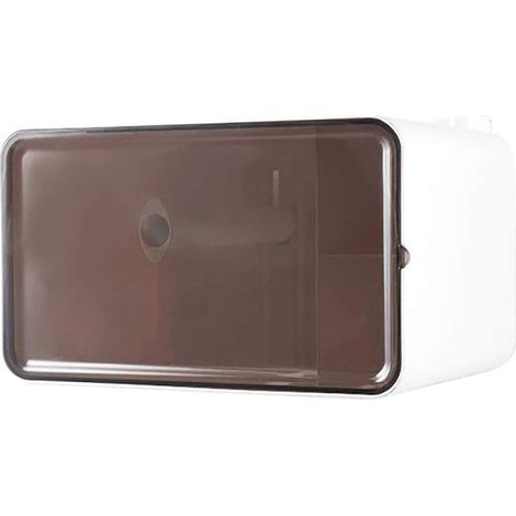 Toilettenpapierrollenhalter aus Kunststoff – Multifunktionaler Toilettenpapierhalter, wasserdichte Taschentuchbox