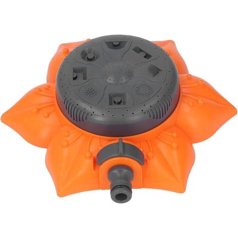 Arroseur de pelouse multifonctionnel automatique à 360° en ABS, système d'arrosage de jardin, durable, léger et portable, 19 x 19 x 5,5 cm-AquaForge (1/5)