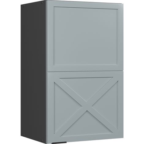 Pensile da cucina Fame-Line, Blu-grigio chiaro, 45 cm, Vicco