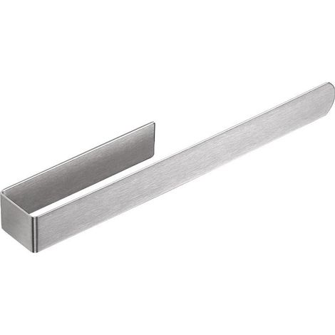 Porte-serviettes de salle de bain sans perçage, autocollant, en acier inoxydable, 37 cm (1/4)