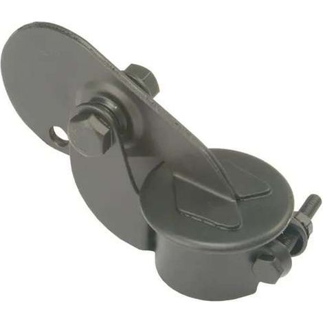 Clapet pot échappement anti pluie bouchon tracteur diamètre 50,8mm (46mm - 56) compatible john deere noir capuchon protection étanche tube