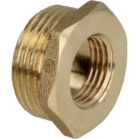 Réduction FM/FF 1’’ x 1/2’’ avec hexagonal laiton nu