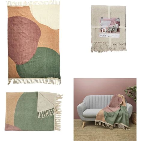 Plaid jete Poesie Formelle Coton 120x150cm (1/5)