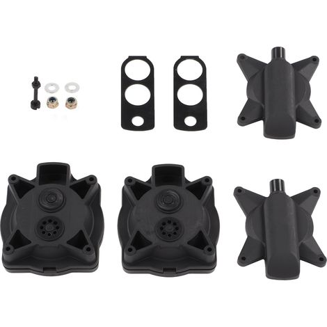 Kit de réparation complet membrane pompe à air Hiblow HP-100 HP-120, pièce de rechange diaphragme, joint d'étanchéité, entretien aquarium, remplacement durable (1/5)