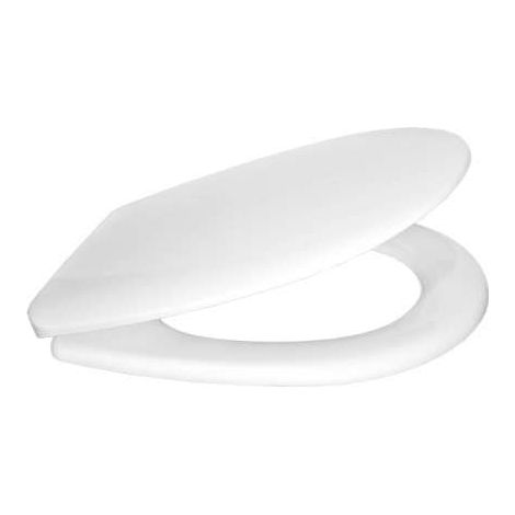 Haro Deltano Hausmarke Premium Universal WC-Sitz mit Edelstahlscharnier, weiß (1/7)