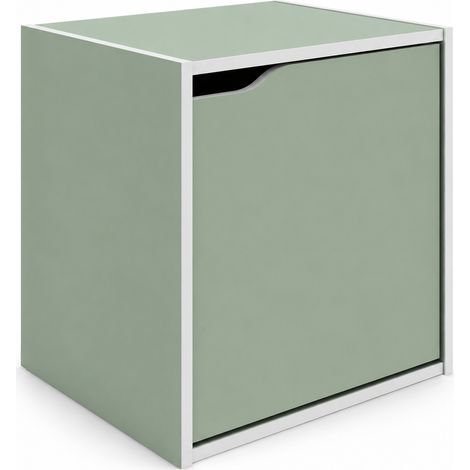 Cubo Con Anta Salvaspazio Verde Salvia L 35 x P 29.2 x H 35 cm (1/4)