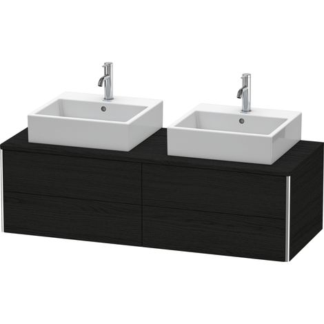 Duravit XSquare Konsolenwaschtischunterbau wandhängend, für zwei