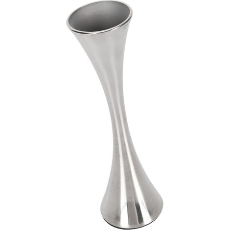 Vase en Acier Inoxydable Élégant Design Moderne Bouche Ronde Métal pour Fleurs Déco Table Salon (1/5)