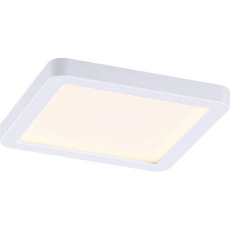 Panneau LED encastré Areo VariFit IP44 Blanc chaud 118x118 mm carré incl. 1x6,5 Watt Blanc Plafonnier matière plastique 3000 K (1/5)