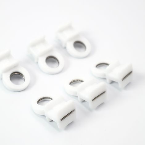 Kugelgelagerte Laufschienen für Gardinen, gerade Schienen, geräuscharme Schienen, Nano-Räder, Gleiter, Kugelgelagerte Laufschienen für Gardinen, Rollenzubehör (1/5)