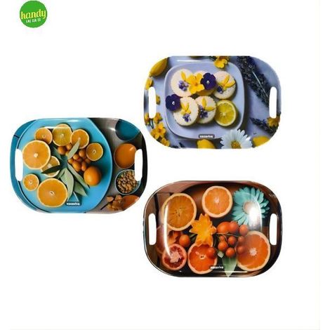 Vassoio Kasaviva Citrus 33 x 23 cm in plastica colori assortiti