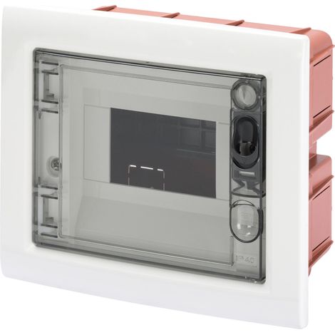 COFFRET ENC.PORTE FUMEE 6M.IP40 GEWISS GW40603 (1/2)