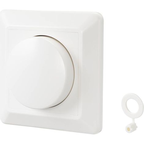 Sygonix SY-4697886 Dimmer rotativo, Dimmer universale Adatto per lampadina: Lampadina alogena, Lampadina LED, Lampadina (1/5)