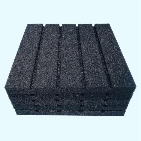 6pcs Recording Studio Soundproofing Acoustic Panels Foam Thick Sponge Light Weight Absorption Acous (1/5)