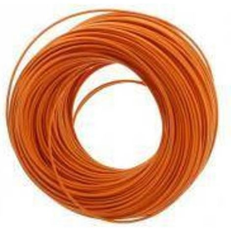 Cavi 100 metri cavo unipolare cordina fs17 arancione sezione 1x1.5mmq n07v1,5ar/b100 fs17-1,5ar/b100