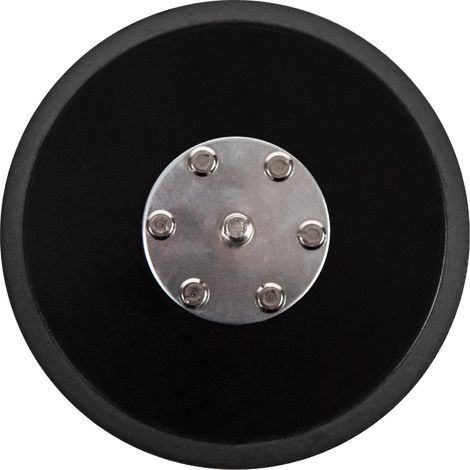 Grundplatte 125mm – M8 – Für Poliermaschinen – mit Klettbefestigung (1/3)