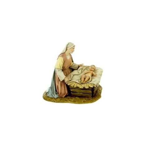 MADONNA CON BAMBINO PER PRESEPE DA 12 CM