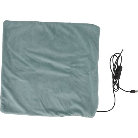 Couverture électrique, alimentation USB, chauffage basse tension, coussin chauffant pour la maison, vert clair (1/5)
