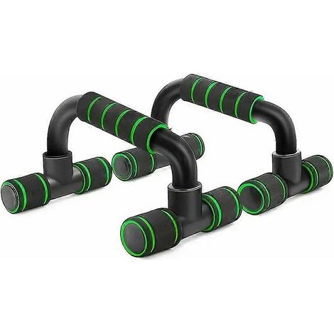 Support antidérapant en forme de H pour pompes, idéal pour la musculation à domicile et l'entraînement des muscles des bras et de la poitrine. (1/5)