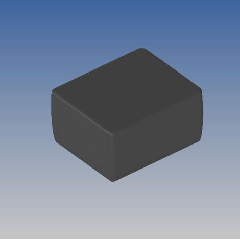 TEKO SR24-DB.9 Universal-Gehäuse 76 x 63.5 x 38.7  ABS Schwarz 1 St.