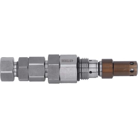 Soupape de décharge pour excavatrice, soupape de trop-plein en acier haute précision EX200‑5, remplacement pour Hitachi (1/5)