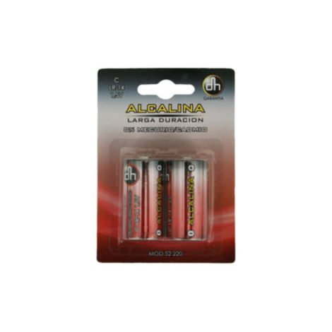 Batterie alcaline, confezione blister 2pz LR-14/C, lunga durata Electro Dh 52.220 8430552100460