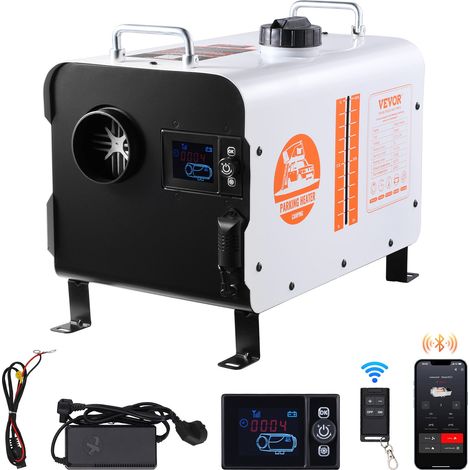 Chauffage Diesel 5-8KW, Réchauffeur d'Air Diesel Tout-en-Un 12/24 V, Contrôle par App Bluetooth, Télécommande et Écran d'Affichage, Alarme CO, Portable, Chauffage Rapide, pour Bateau Camping-car (1/5)