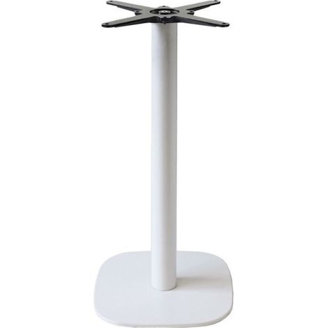 Piétement pour mange-debout hauteur 110 cm modèle Round blanc