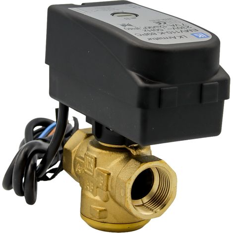LK 525 2-Wege Set Rp ¾” Innengewinde inkl. Motor 1m Kabel (1/4)