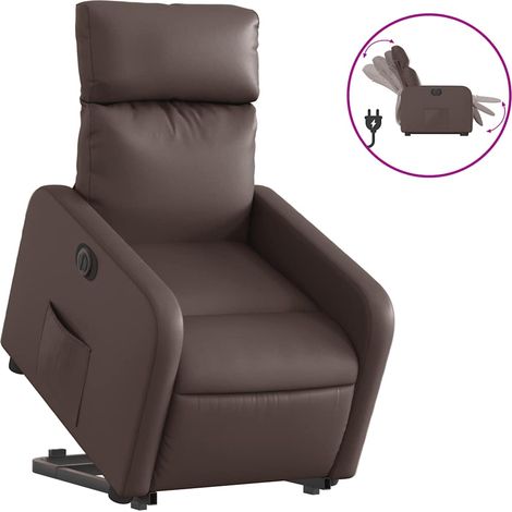 Maison Exclusive - Relaxsessel mit Aufstehhilfe Elektrisch Braun